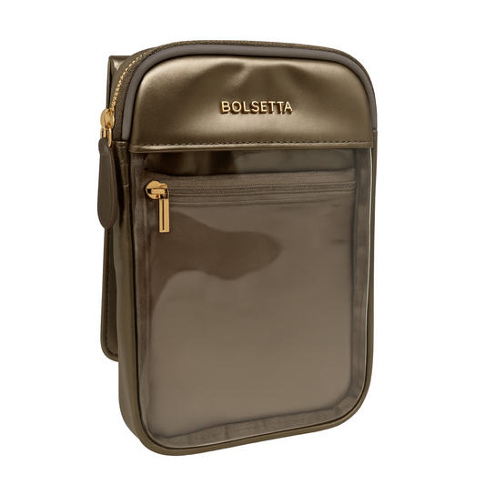 Bolsetta™ Clear-Front Magnetic Hip Bag – Stadium-Approved, Hands-Free Bag for Concerts & Events