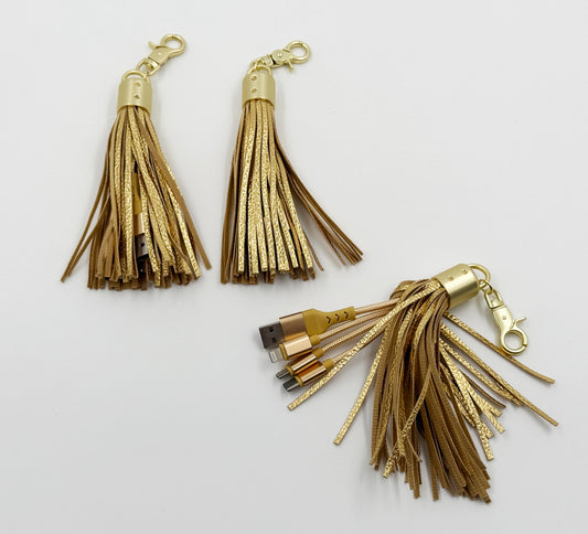 Bolsetta Universal Charging Tassels for Apple & Android - 3 Pack